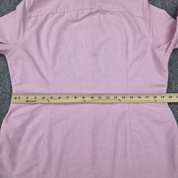 Ralph Lauren Polo Shirt Mens XL Slim Fit Pink Button Down Long Sleeve Oxford - Picture 6 of 16